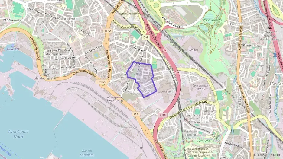 Appartement 60 m² trois pièces à vendre à Marseille 16e Arrondissement