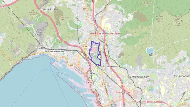 Appartement 72 m² trois pièces à vendre à Marseille 15e Arrondissement