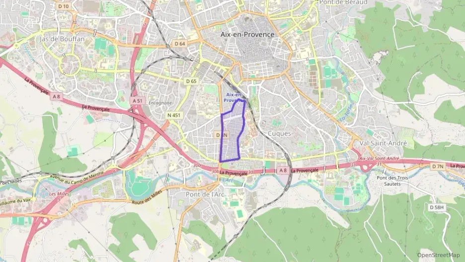 Appartement 86 m² quatre pièces à vendre à Aix-en-Provence