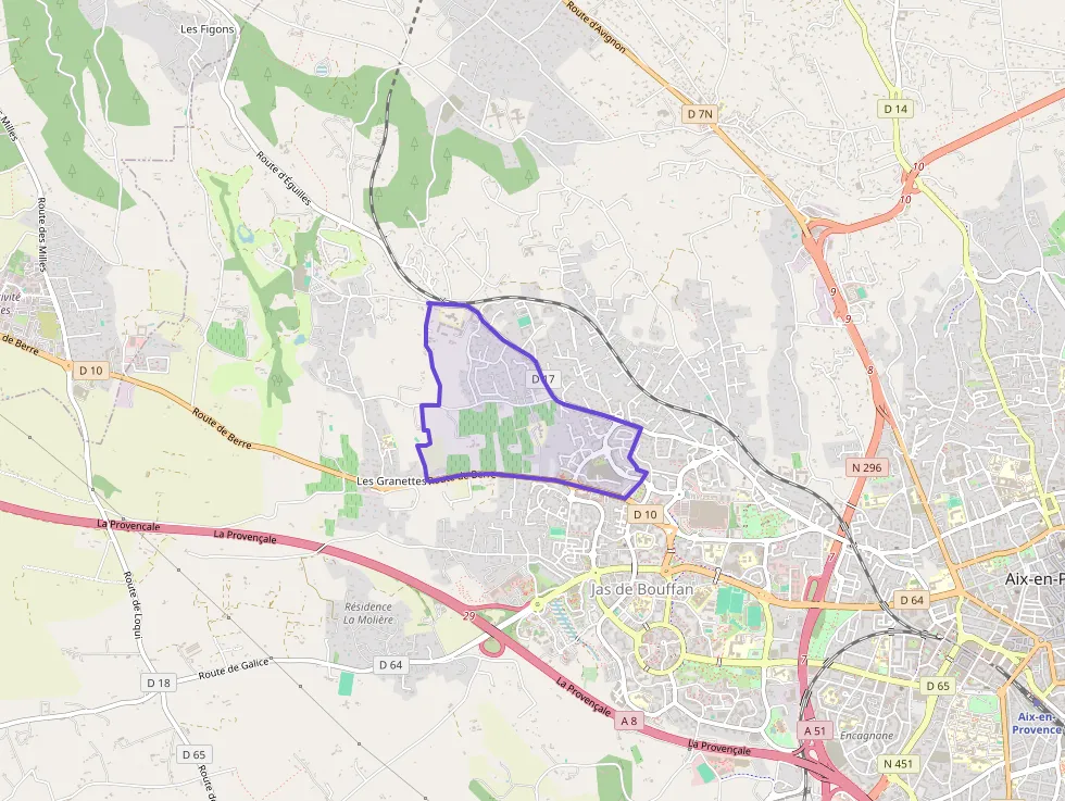 Appartement 47 m² deux pieces à vendre à Aix-en-Provence