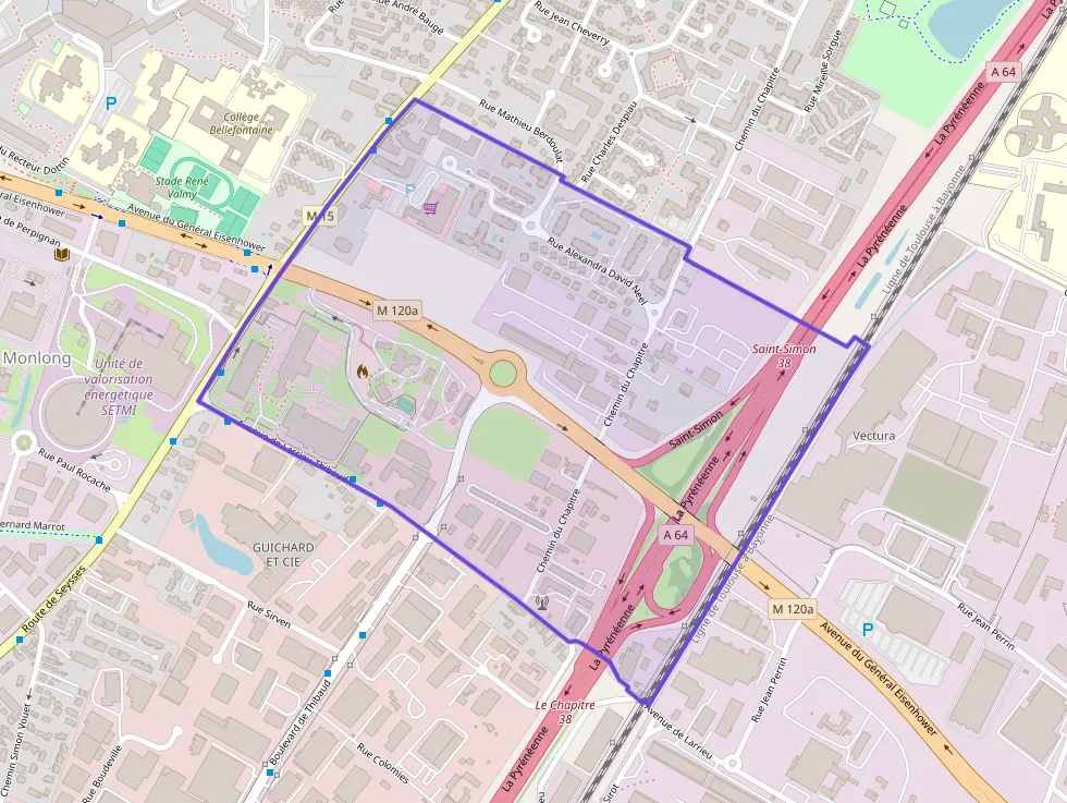 Appartement 54 m² trois pièces à vendre à Toulouse