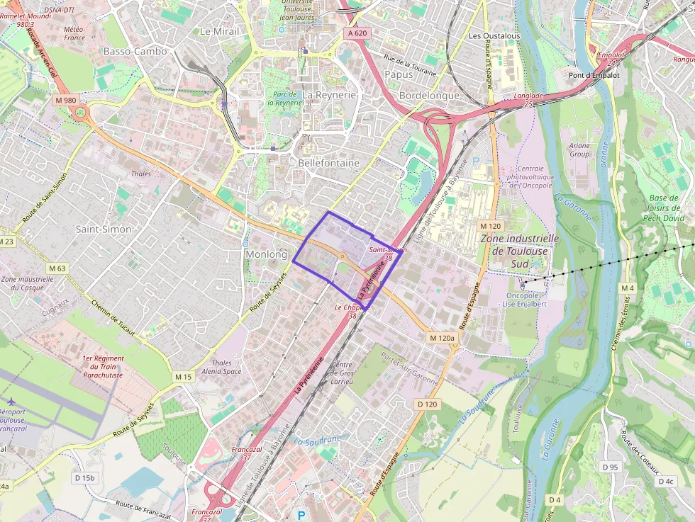 Appartement 54 m² trois pièces à vendre à Toulouse