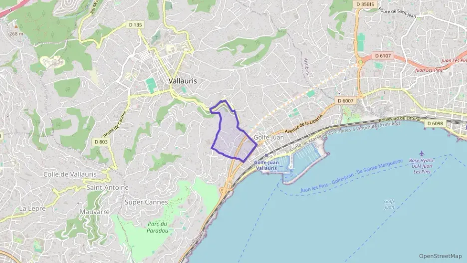 Appartement 33 m² une piece à vendre à Vallauris