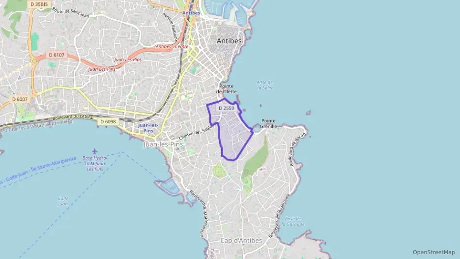 Appartement 53 m² trois pièces à vendre à Antibes