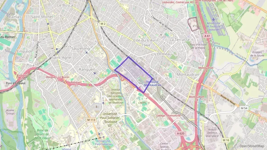 Appartement 45 m² deux pieces à vendre à Toulouse