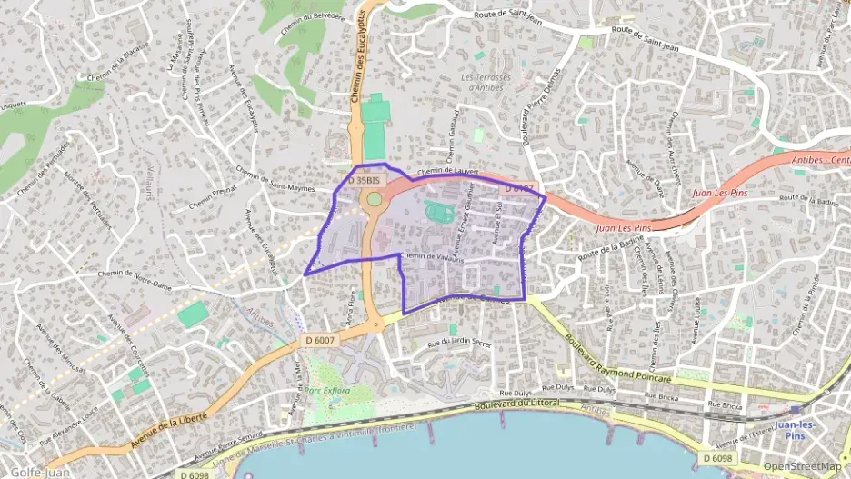 Appartement 58 m² deux pieces à vendre à Antibes