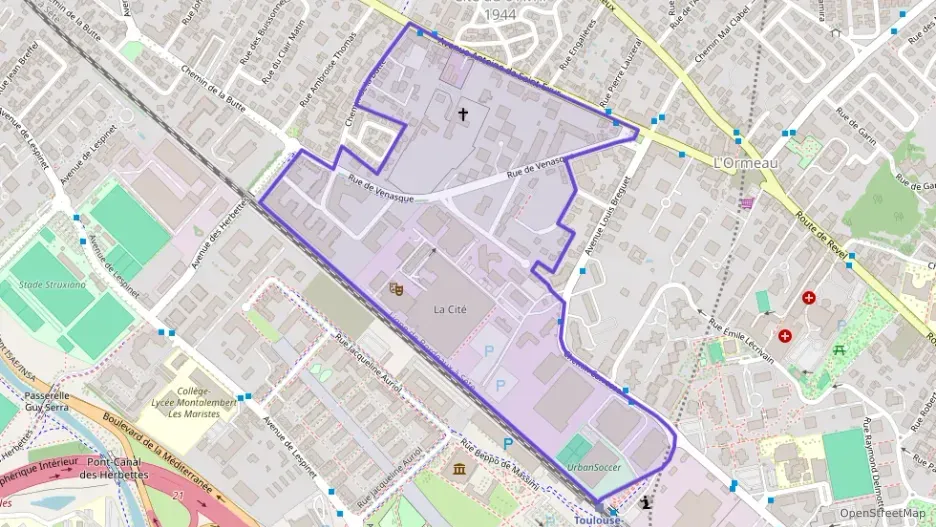 Appartement 47 m² deux pieces à vendre à Toulouse