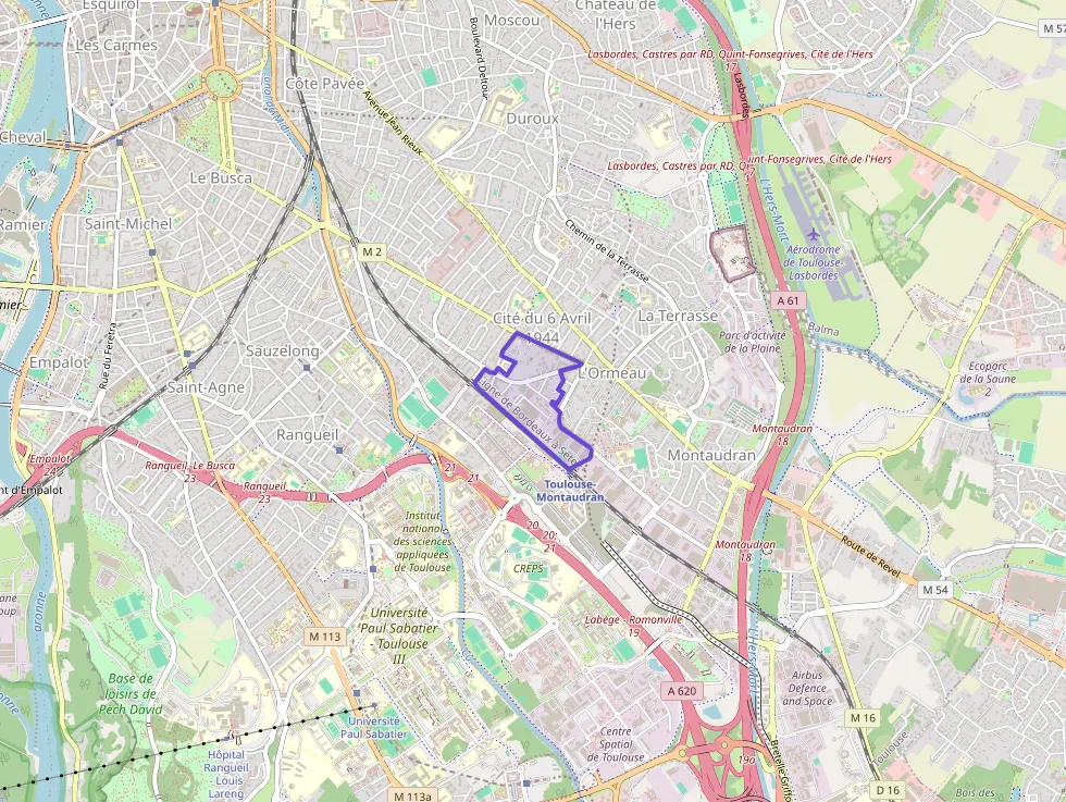 Appartement 47 m² deux pieces à vendre à Toulouse