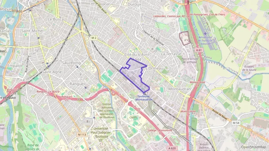 Appartement 47 m² deux pieces à vendre à Toulouse