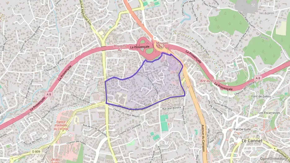 Appartement 100 m² quatre pièces à vendre à Mougins