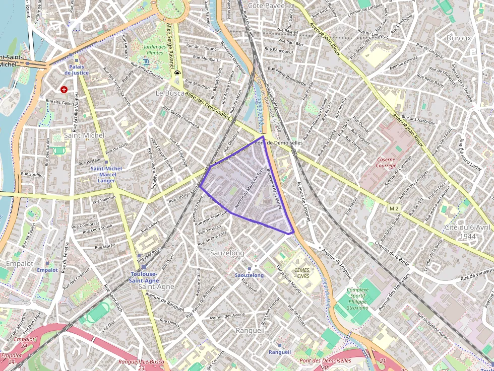 Appartement 57 m² trois pièces à vendre à Toulouse