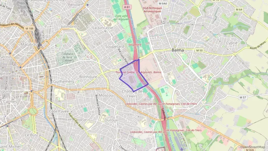 Appartement 58 m² trois pièces à vendre à Toulouse