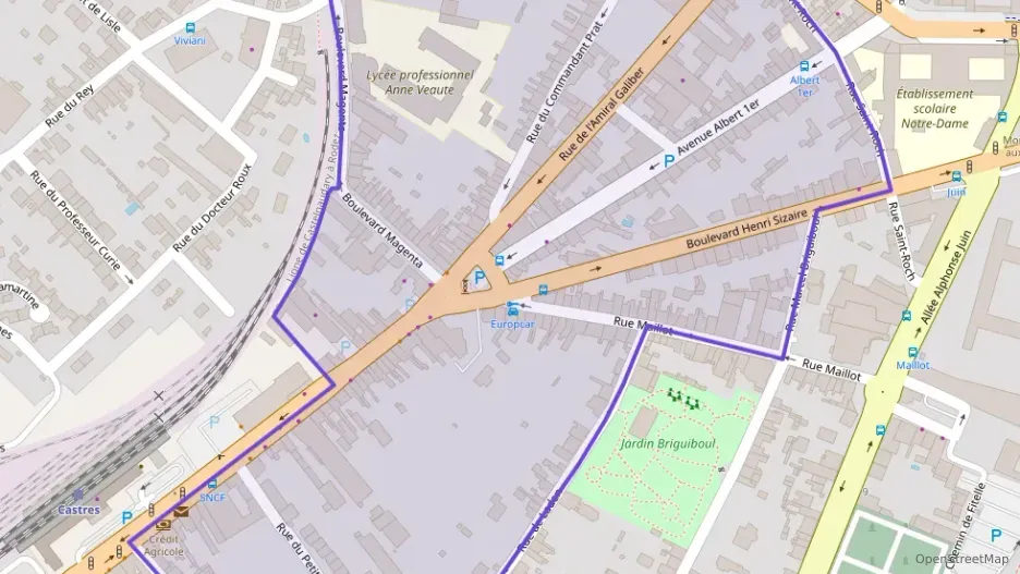 Appartement 60 m² trois pièces à vendre à Castres