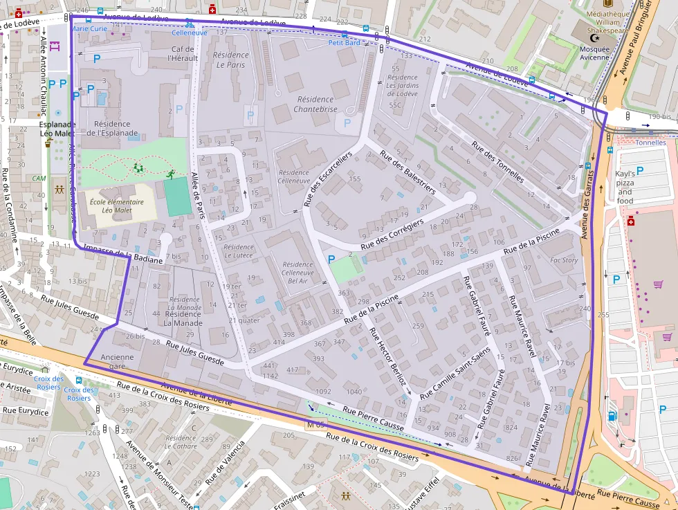 Appartement 60 m² trois pièces à vendre à Montpellier