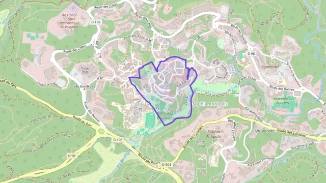 Appartement 52 m² deux pieces à vendre à Valbonne