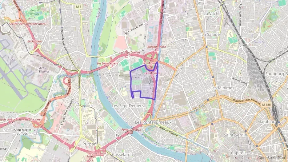 Appartement 100 m² quatre pièces à vendre à Toulouse