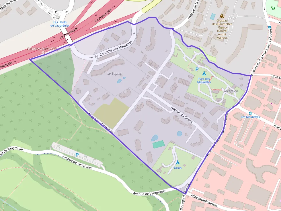 Appartement 51 m² deux pieces à vendre à Villeneuve-Loubet