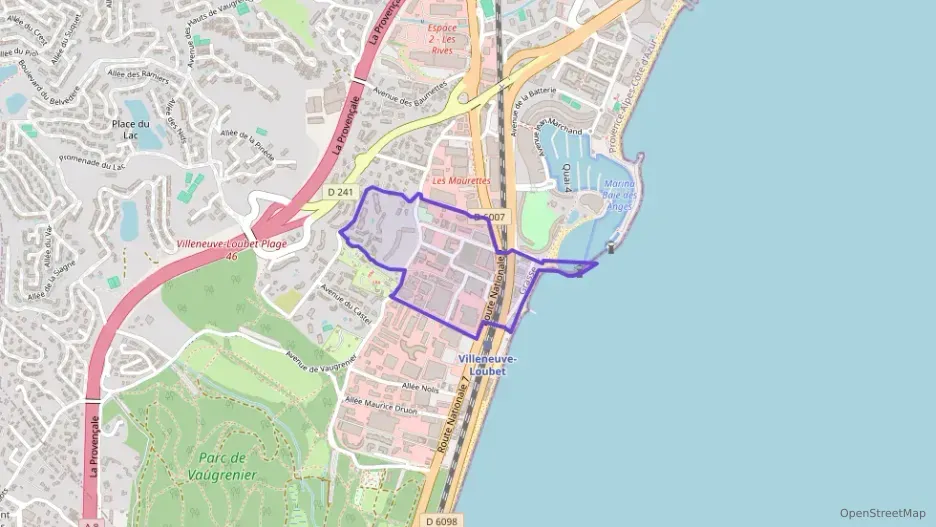 Appartement 47 m² deux pieces à vendre à Villeneuve-Loubet