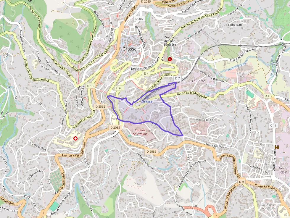 Appartement 60 m² trois pièces à vendre à Grasse