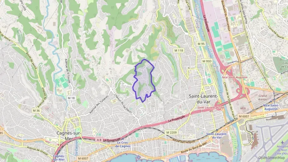 Appartement 40 m² deux pieces à vendre à Cagnes-sur-Mer