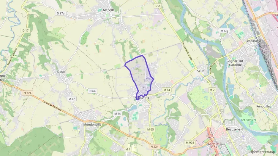 Appartement 60 m² trois pièces à vendre à Aussonne