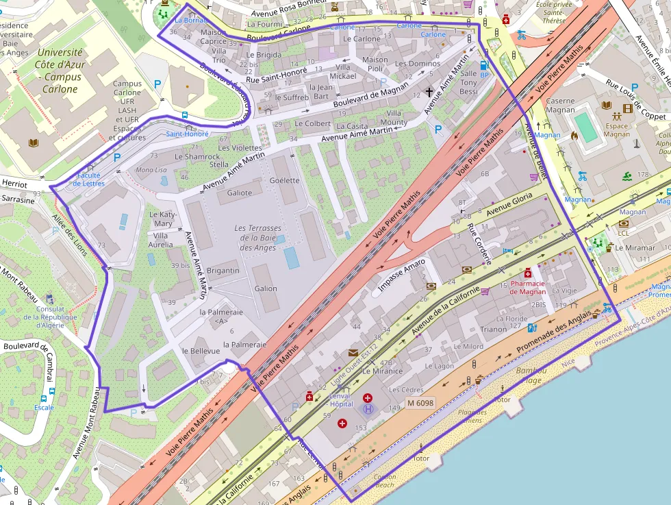 Appartement 45 m² deux pieces à vendre à Nice