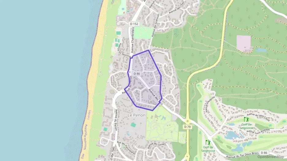 Appartement 61 m² trois pièces à vendre à Seignosse