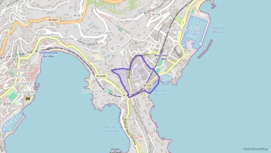 Appartement 58 m² deux pieces à vendre à Beaulieu-sur-Mer
