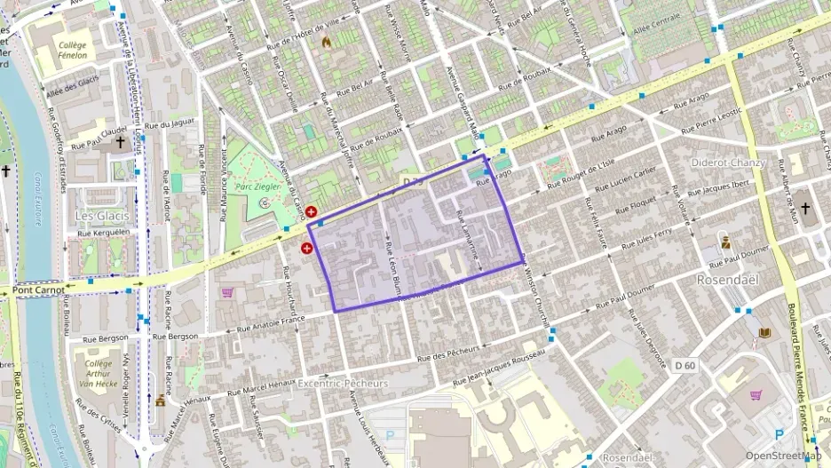 Appartement 70 m² quatre pièces à vendre à Dunkerque