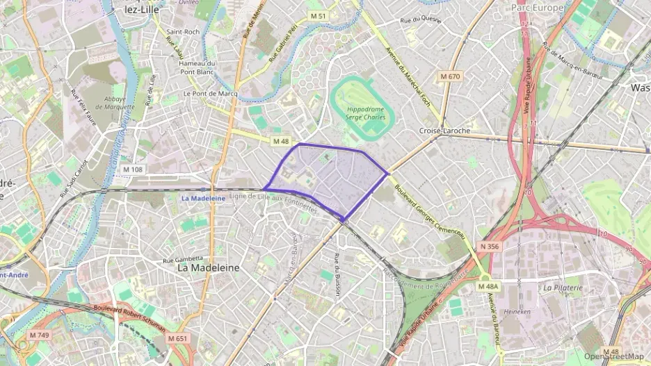 Appartement 44 m² deux pieces à vendre à Marcq-en-Barœul