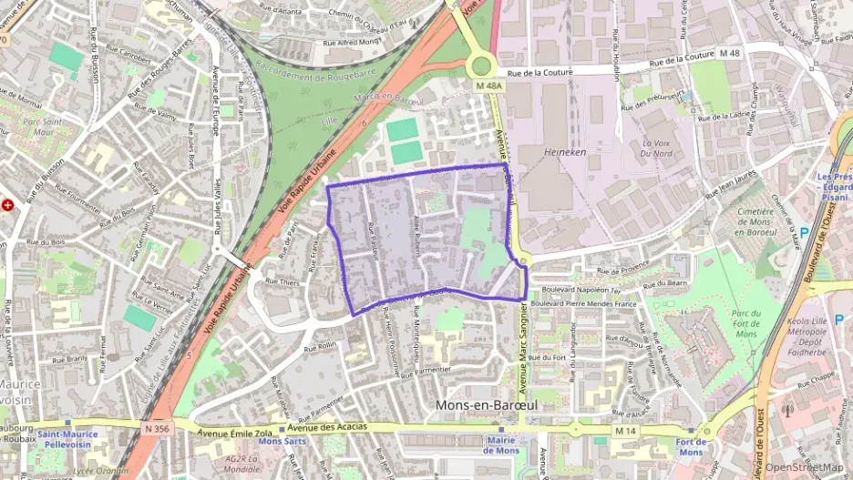 Appartement 73 m² trois pièces à vendre à Mons-en-Barœul Appartement 73 m² trois pièces à vendre à Mons-en-Barœul