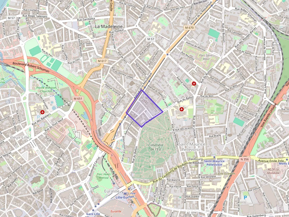 Appartement 60 m² deux pieces à vendre à La Madeleine