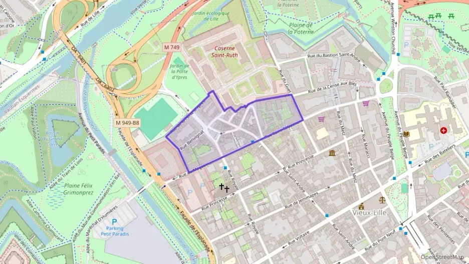 Appartement 38 m² deux pieces à vendre à Lille