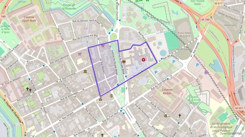 Appartement 59 m² une piece à vendre à Lille