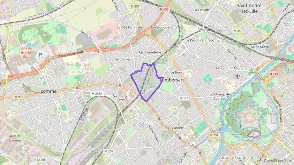 Appartement 59 m² quatre pièces à vendre à Lambersart