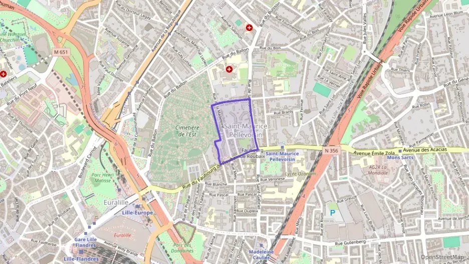 Appartement 61 m² trois pièces à vendre à Lille