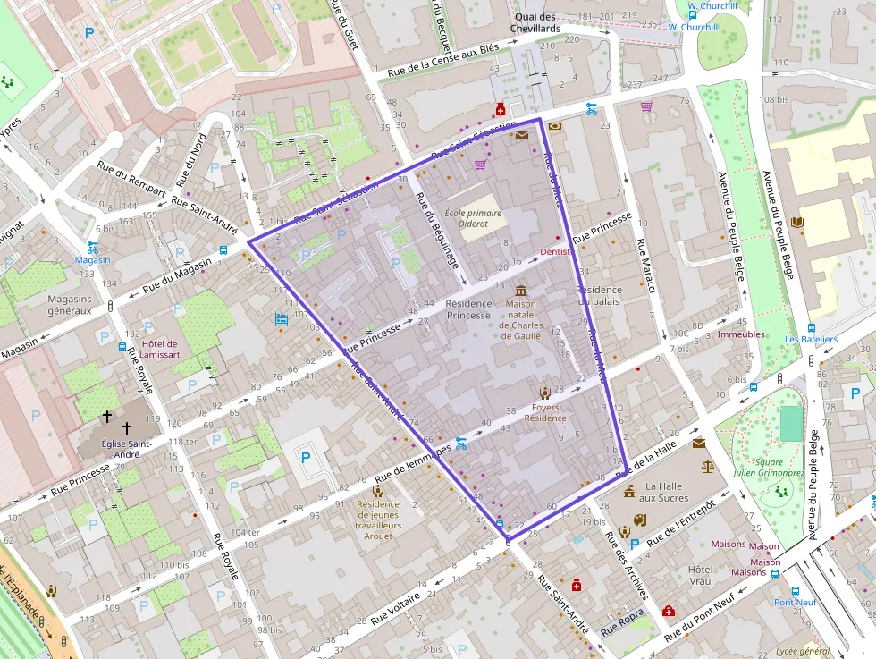 Appartement 33 m² une piece à vendre à Lille