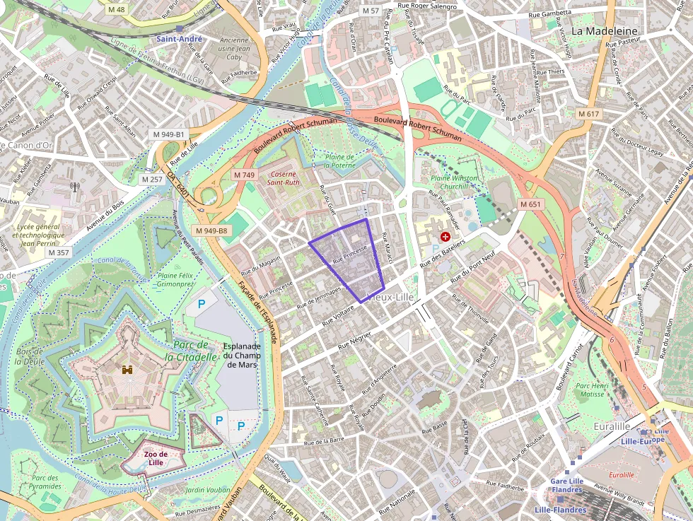 Appartement 33 m² une piece à vendre à Lille