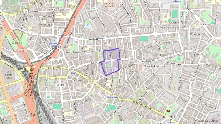 Appartement 51 m² deux pieces à vendre à Lille Appartement 51 m² deux pieces à vendre à Lille