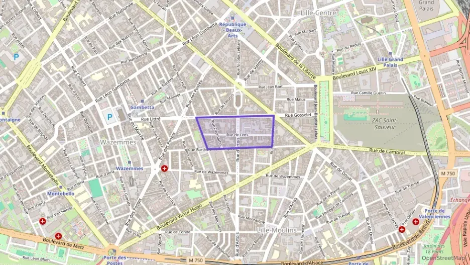 Appartement 60 m² trois pièces à vendre à Lille