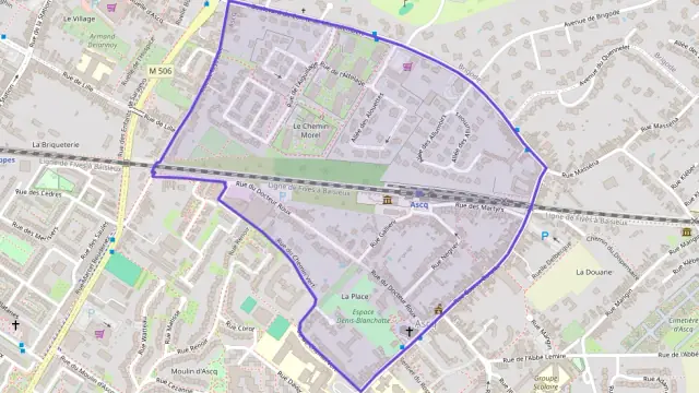 Appartement 72 m² trois pièces à vendre à Villeneuve-d`Ascq