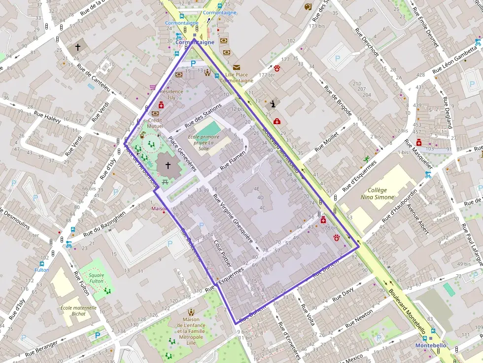 Appartement 60 m² trois pièces à vendre à Lille