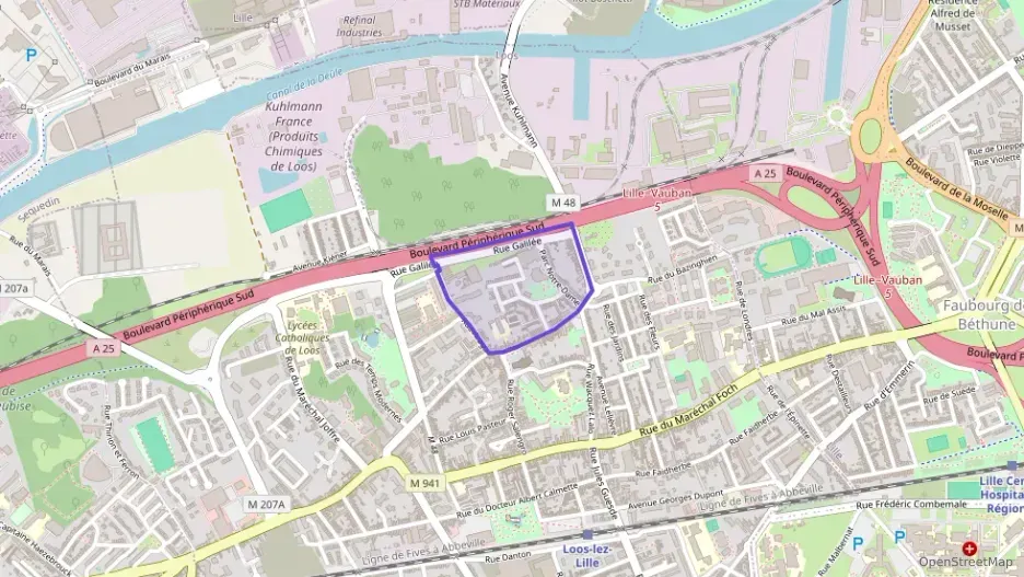 Appartement 27 m² une piece à vendre à Loos Appartement 27 m² une piece à vendre à Loos