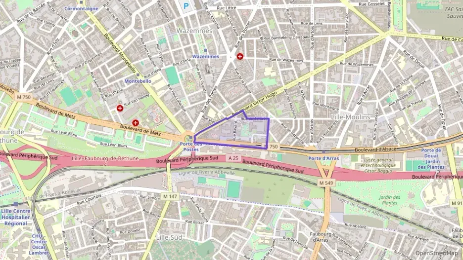 Appartement 82 m² quatre pièces à vendre à Lille