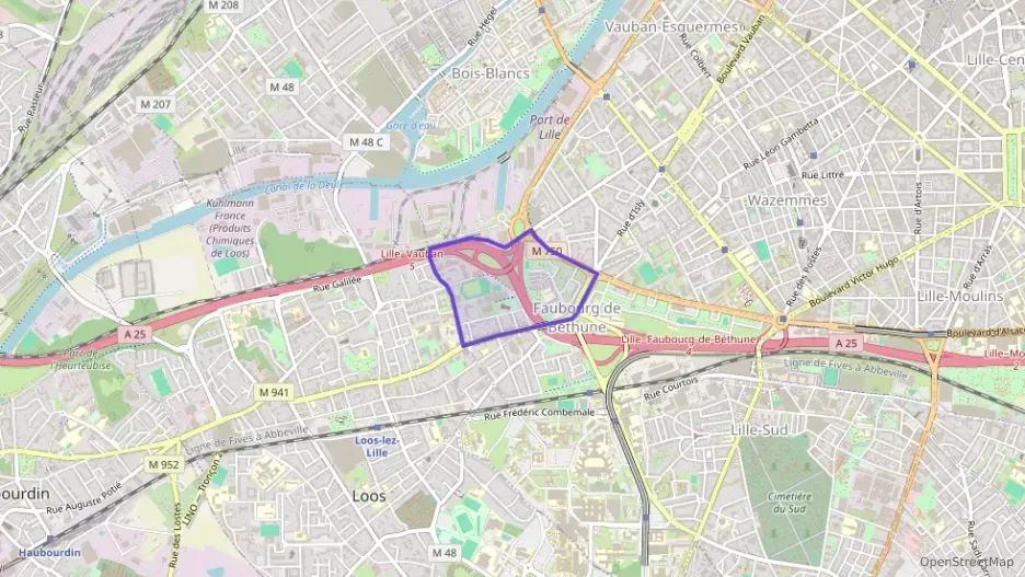 Appartement 60 m² trois pièces à vendre à Lille