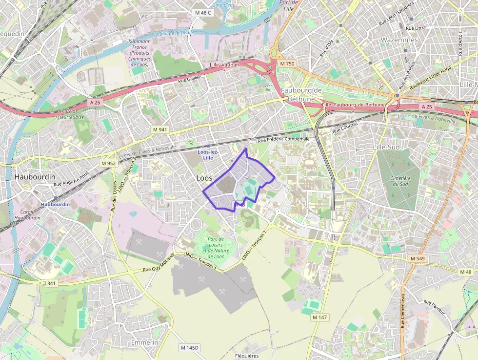 Appartement 56 m² trois pièces à vendre à Loos