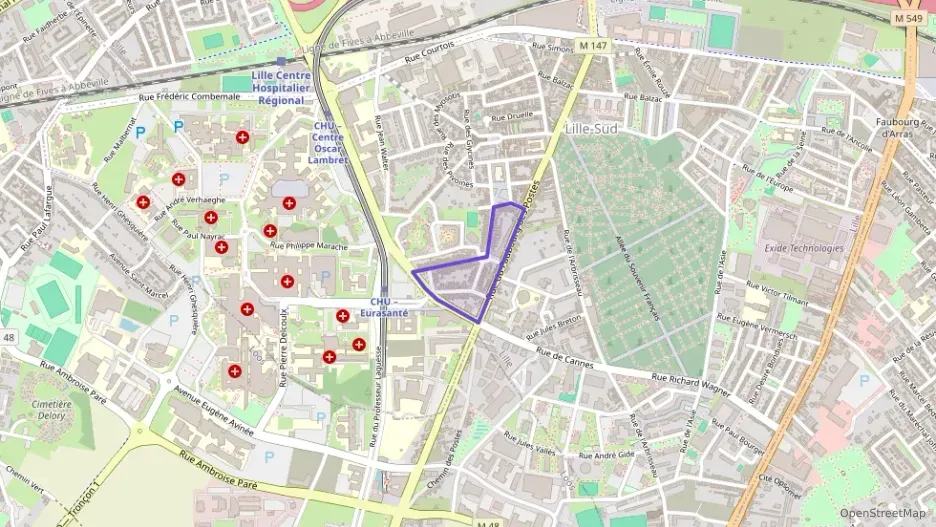 Appartement 56 m² trois pièces à vendre à Lille