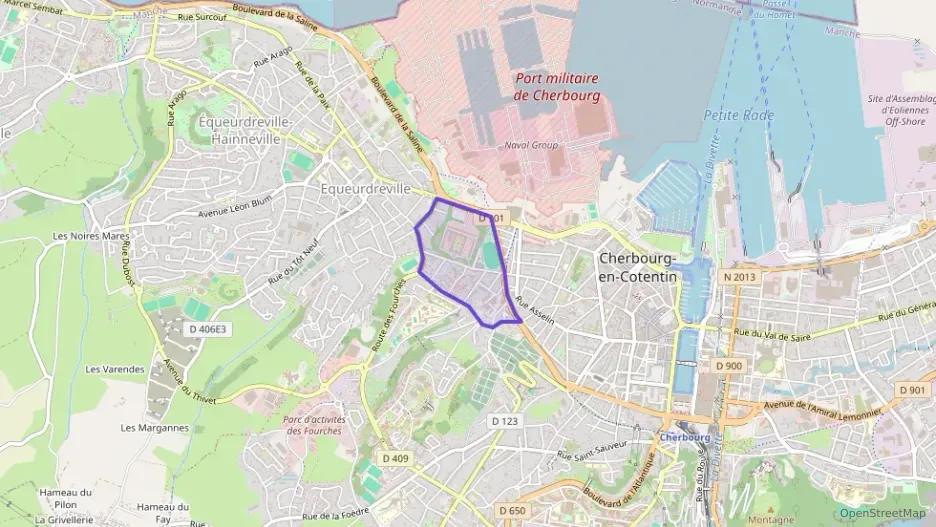 Appartement 74 m² quatre pièces à vendre à Cherbourg-en-Cotentin Appartement 74 m² quatre pièces à vendre à Cherbourg-en-Cotentin