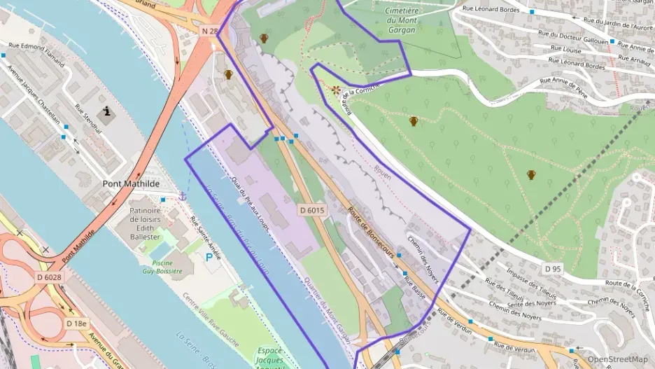 Appartement 38 m² une piece à vendre à Rouen