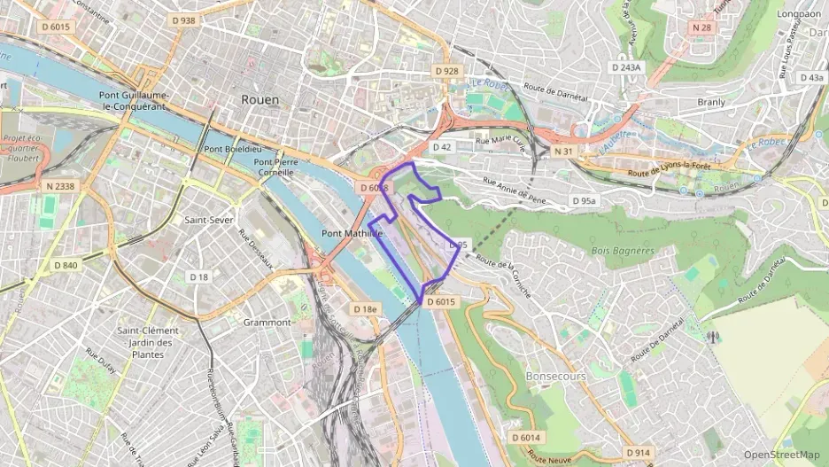 Appartement 38 m² une piece à vendre à Rouen